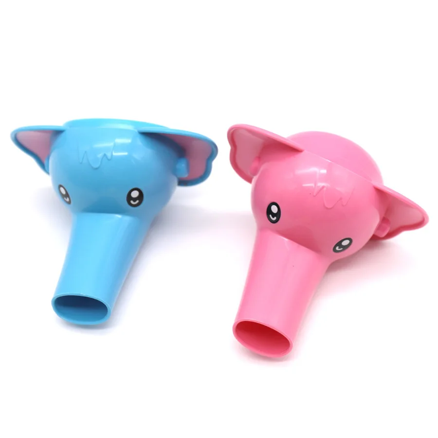 1pc Baby Tubs Water-tap Extend Cute Animals Elephant Dolphin Faucet Extender Kids Convenient Hand Washing Bathroom Sink Gift