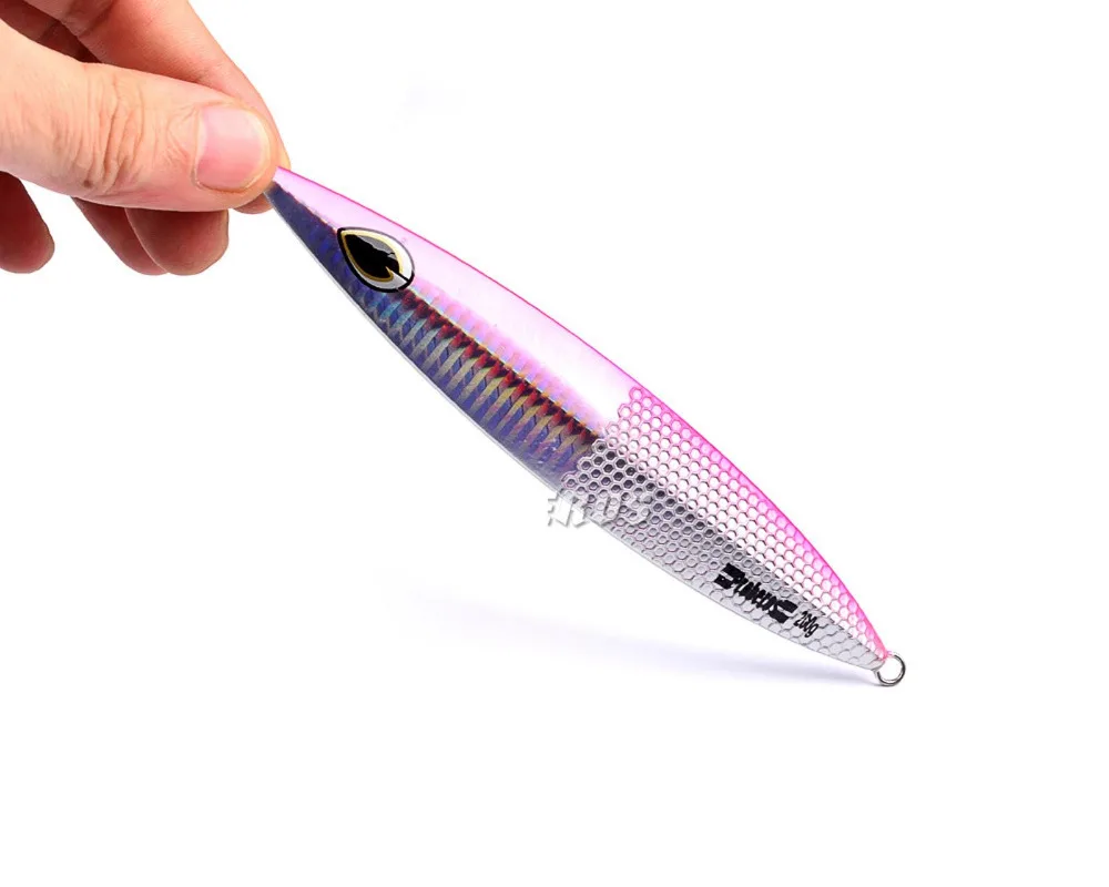 Peças de Pesca Oceano Profundo Barco Rock Praia Metal Lento Jig Jigbait Colher Isca Iscas 150g - 15cm 5 4 Cheap Iscas artificiais