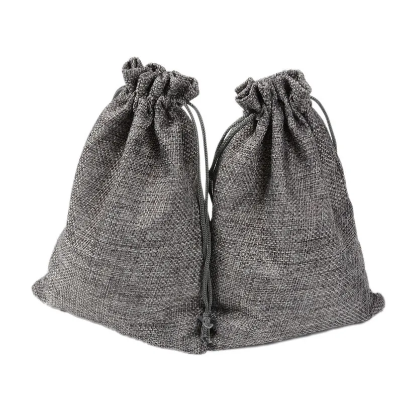 Ferimo 50 шт. ретро мешок drawstring 13x18 см украшения ручной работы мыло кофе сумки оптом на заказ