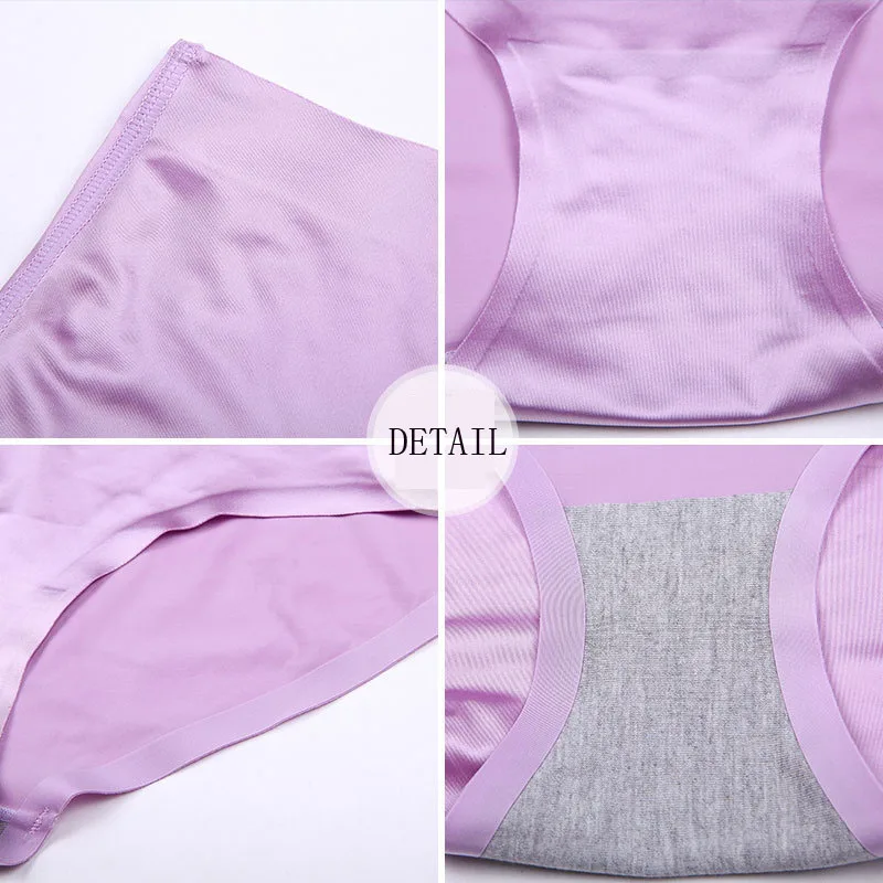 Queenral Seamless Panties Lingerie Plus size M L XL XXL XXXL Low Waist Panties For Women Sexy No trace Briefs Sold4