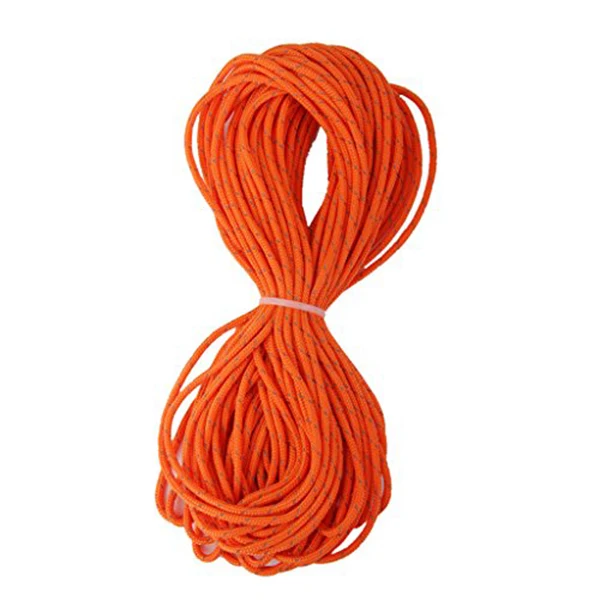 3 ملليمتر عاكس خيمة غي خط حبل التخييم الحبل Paracord 20 متر (البرتقال) 3 ملليمتر عاكس خيمة غي خط حبل التخييم الحبل Paracord 20 متر (البرتقال)