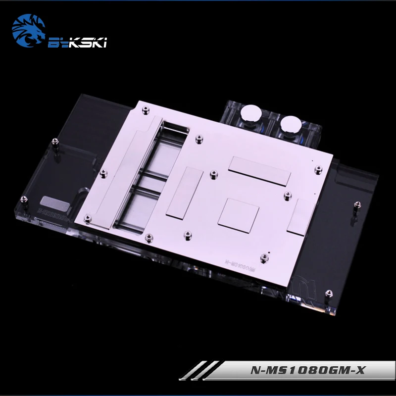  Bykski N-MS1080GM-X Full Cover Graphics Card Water Cooling Block for MSI GTX1080/1070 Gaming X/Duke