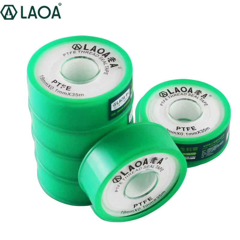 LAOA Faucet Hose Belt Threaded Sealing Tape Teflon Material Tape with