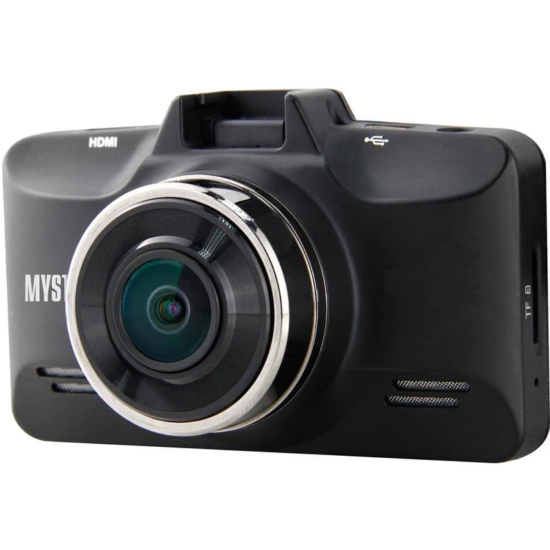 Видеорегистратор MYSTERY MDR-896SHD ( 2.7дисплей, макс. разрешение: видео FULL HD 2560x1080 60 кадров/с, фото 5312х2988, видеокодек MPEG4 H.264/MOV, встроенный микрофон, Mini-USB порт, microSD, Батарея: Li-Ion 250 мА/ч)