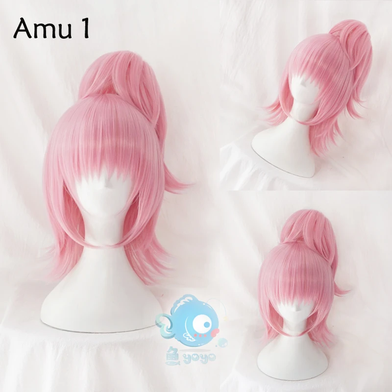 

Аму Хинамори парик для косплея Shugo Chara! Doki вечерние Miki Suu Ran аниме розовые синтетические волосы для взрослых + шапочка для парика