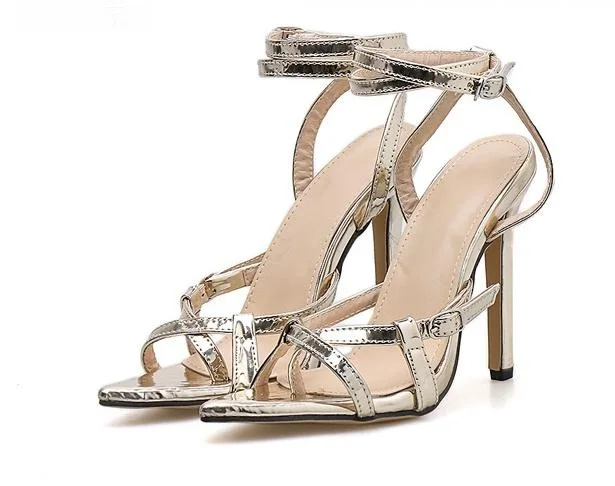 

2019 zapatos de mujer shoes woman high heels sandals women sapato feminino sandalias ayakkabi summer sandalia snake print moda