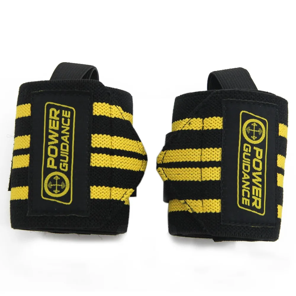 

1 Pair Adjustable Weight Lifting Wrist Straps Bracers Gym Fitness Sports Wrist Support Wraps Belt