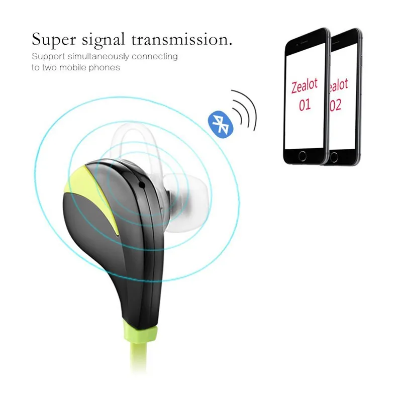 Беспроводная Спортивная bluetooth-гарнитура 6 музыка стерео CSR программа Bluetooth 4,0 один для двух