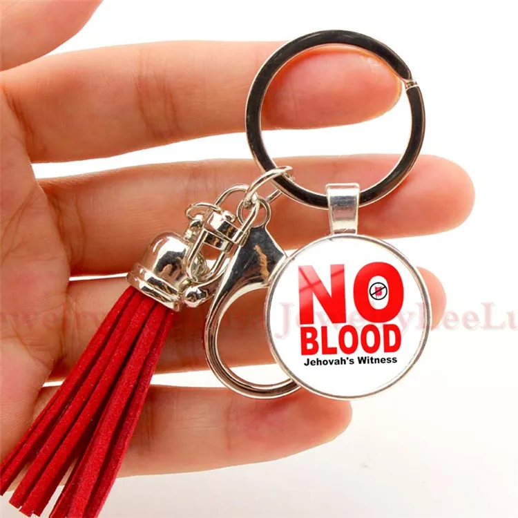 SITES MARCHANDS JW-Org-Charm-Keychain-No-BLOOD-Tassel-Keychain-font-b-Jehovah-s-b-font-font-b