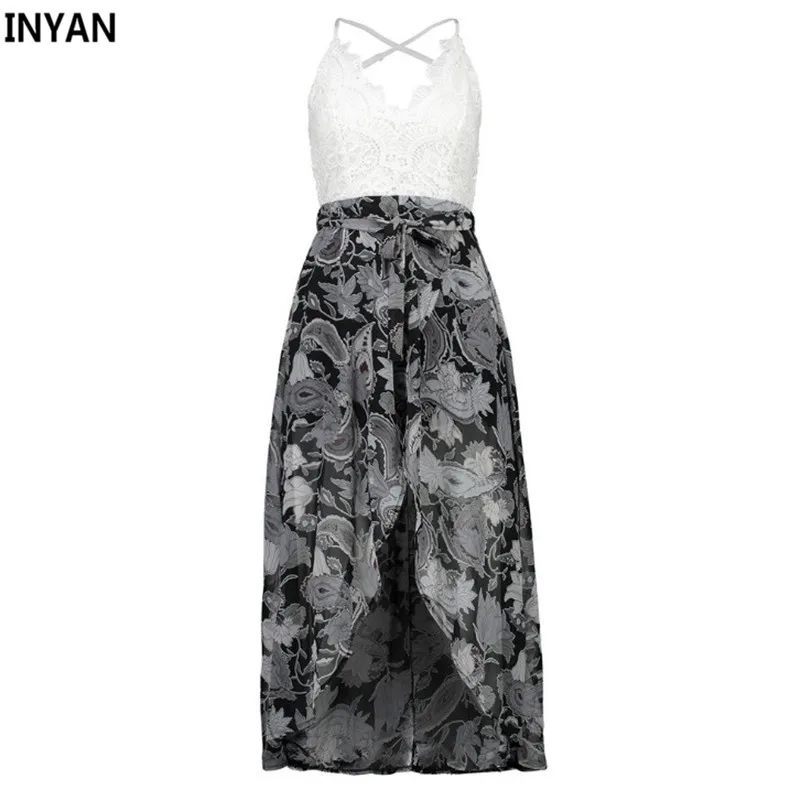 2017 женская обувь сексуальная спагетти ремень v образным вырезом сарафан длинное