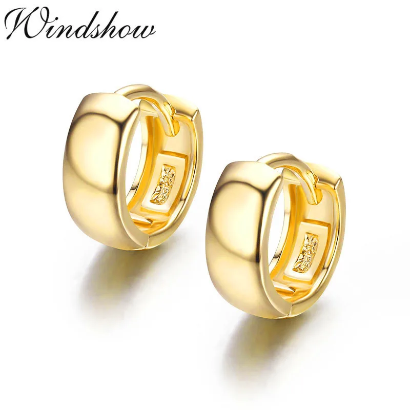 925 Sterling Sliver Wide Circle Loops Small Huggie Hoop Earrings For Women Girls Baby Kids Children Anti-Allergic Men Jewelry 925 Sterling Sliver Wide Circle Loops Small Huggie Hoop Earrings For Women Girls Baby Kids Children Anti-Allergic Men Jewelry