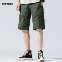 Мужские шорты Карго крутые Эластичные Обтягивающие Леггинсы камуфляжного летняя хлопковая Повседневное мужские короткие штаны Удобная брендовая одежда камуфляжной расцветки, Для мужчин шорты Горячая Распродажа F47