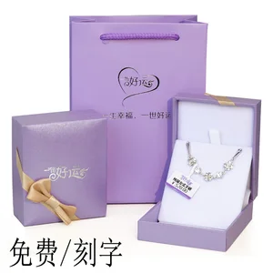 Free Lettering Female Simple High Quality 999 Sterling Silver Jewelry White Crystal Flowers Bracelet Girls Best Gift With Box