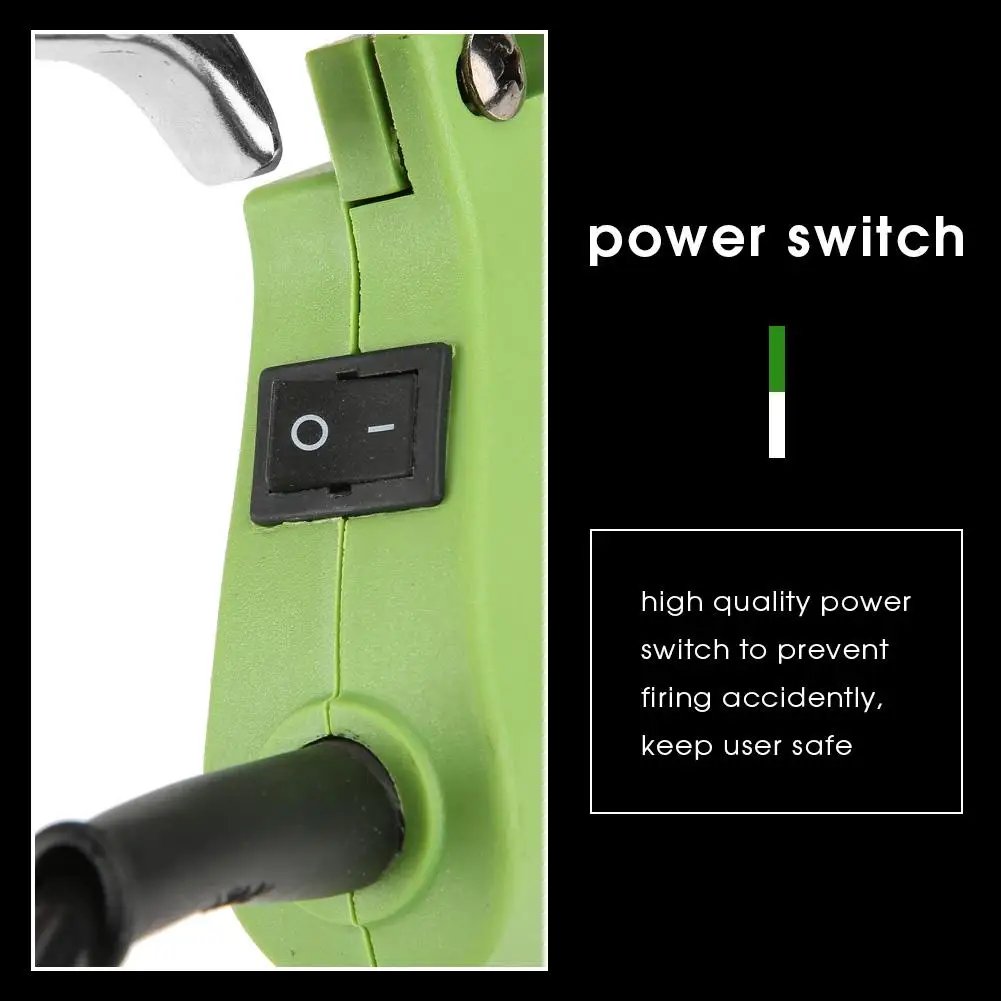 Высокопрочный Электрический гвоздезабиватель для ногтей ручной инструмент для накладки ногтей обработка древесины для мебели CN Plug(с адаптером штепсельной вилки ЕС