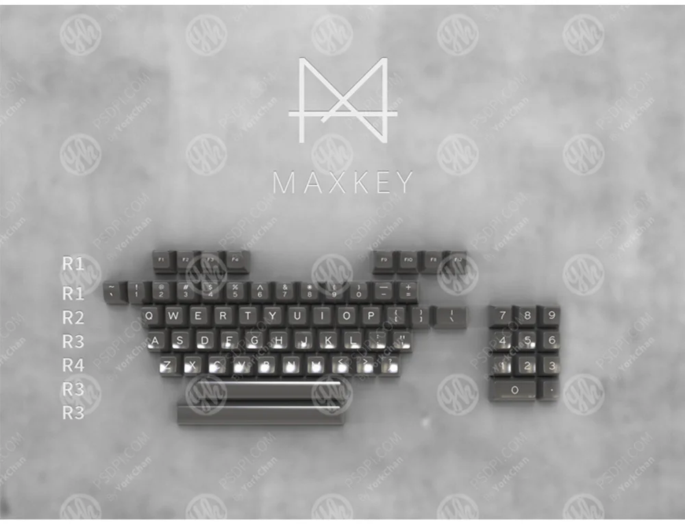 Sa ABS keycap MAXKEY Portland Doubleshot ABS 129 клавиш sa профиль для cherry mx механическая клавиатура 129 клавиш dolch Цвет Красный esc