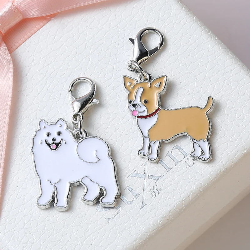 10pcs/lot Animals Dogs Charms Pendants Jewelry Making DIY Charm
