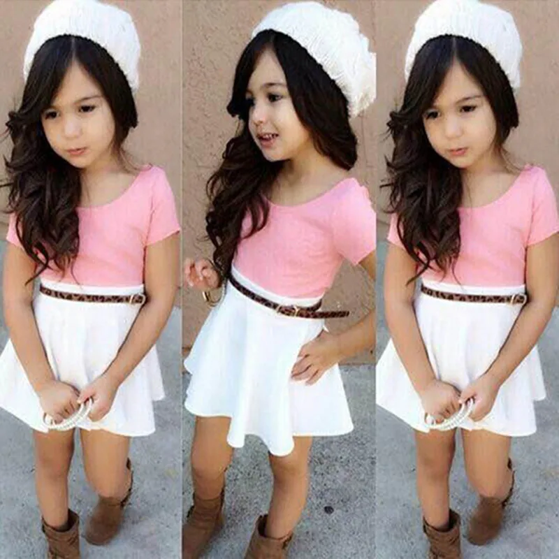Two piece suit Children Clothing Sets Spring summer Baby Girl Clothes
