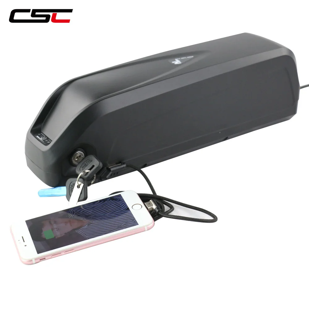 Clearance 48V 12.5Ah Electric Bicycle Battery 1000W Hailong E-Bike Battery Pack with USB 0