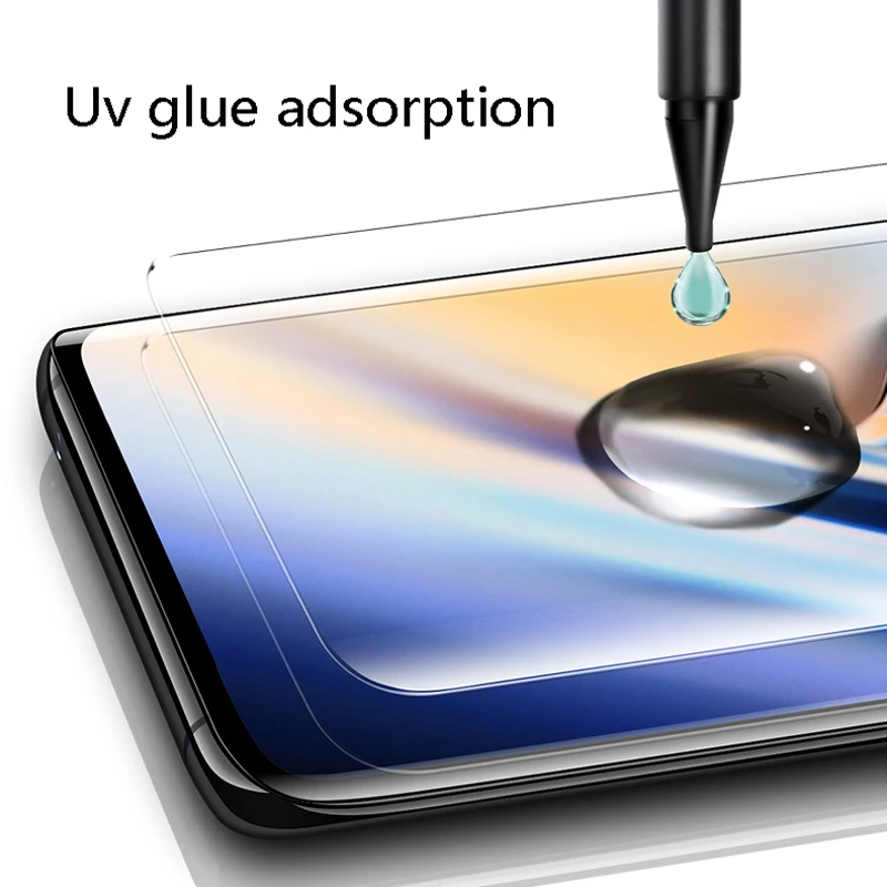5D UV полное клеевое закаленное стекло для OnePlus 7 Pro защита экрана изогнутое стекло OnePlus7 Pro Полное закаленное стекло для Oneplus7Pro