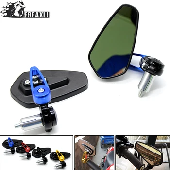 

Universal Motorcycle acessories Mirrors Side Rearview Mirror 7/8"" 22mm handle bar For Triumph Street Triple Honda NC 750 X MAX