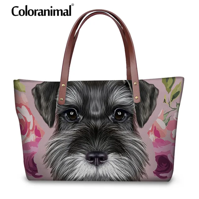 Coloranimal 3D Cute Puppy Dog Print Women Large Handbag Famous Luxury ...