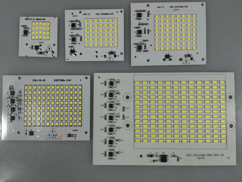 KINLAMS DIY затемняющий светодиодный умный IC SMD СВЕТОДИОДНЫЙ светильник 10 Вт 20 Вт 30 Вт 50 Вт 90 Вт 220 В для наружного прожектора холодный белый/теплый белый