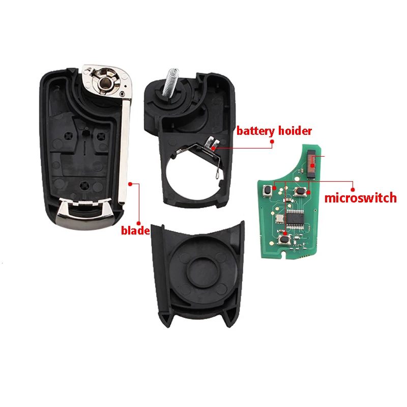 GORBIN 3 кнопки транспондер чип PCF7946 удаленный ключ для Vauxhall Opel Vectra C 2002 2003 2004 2005 2006 2007