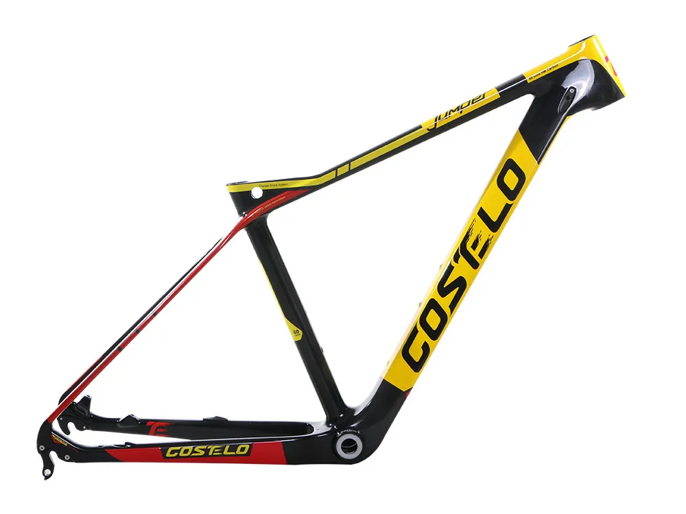 

2018 COSTELO Jumper 27.5 650B Mtb Mountain Bike Bicycle carbon frame headset clamp bici telai in carbonio velo race bicycle