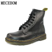 Femmes Cheville Bottes 2017 Printemps En Cuir Lacent Chaussures Blanc Noir Couleurs Plus La Taille 35-44 zapatos mujer 608 W