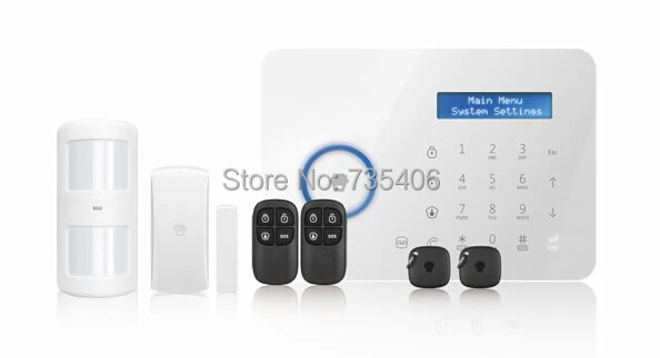 Get  Big discount LCD display B11 GSM And PSTN Alarm system Home Security Alarm system Smart Home Alarm