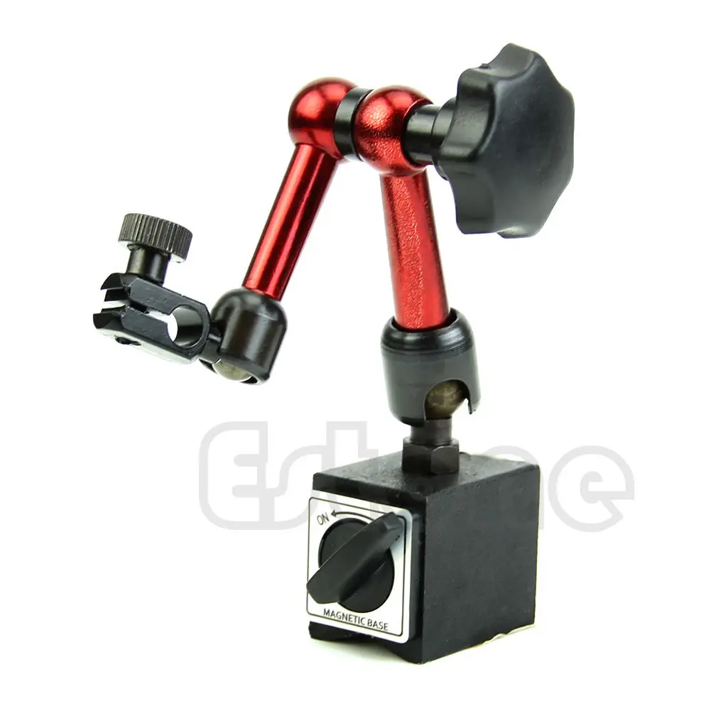 

OOTDTY Universal Flexible Magnetic Base Holder Stand For Dial Gauge Test Indicator Tool