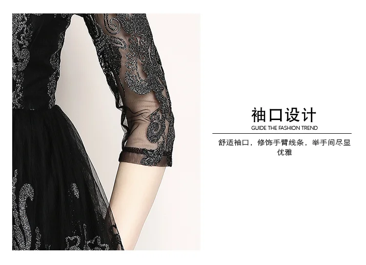 Летние Ретро женские платья женское платье Черное Вечернее Платье vestidos De Fiesta Robe Femme