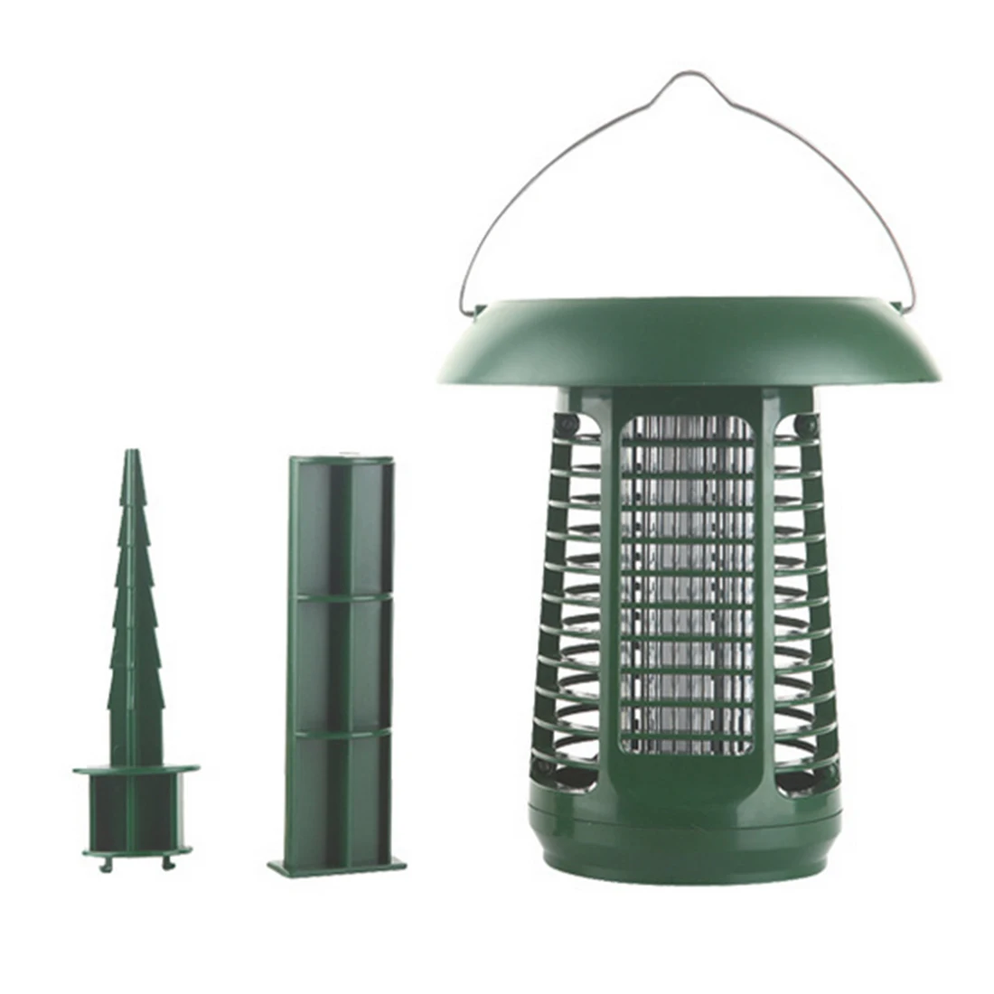 

Dual Purpose Solar Energy Mosquito Killer Light Lamp LED Waterproof Mute Anti-Mosquito Dispeller Lamp - Green