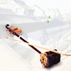 Instrument à cordes chinois Erhu Huqin Code gravé exclusif Instruments chinois Folk Erhu avec cordes de rechange de colophane arc et livre ► Photo 3/6