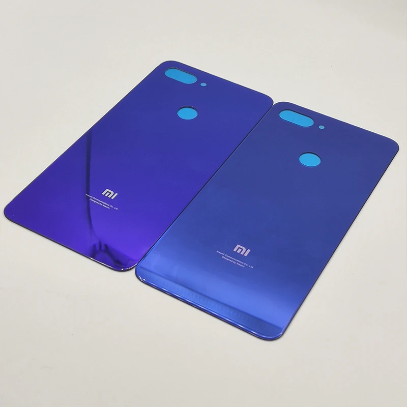 Xiaomi mi 8 Lite Задняя крышка батареи Стекло Задняя Дверь Корпус Крышка Замена для Xioa mi 8 lite mi 8 Lite чехол для телефона с логотипом