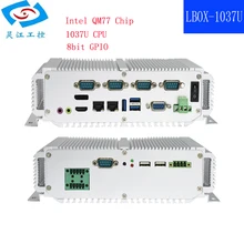Fanless Mini PC intel Core i7 processor Windows 10 system Embedded Industrial Computer