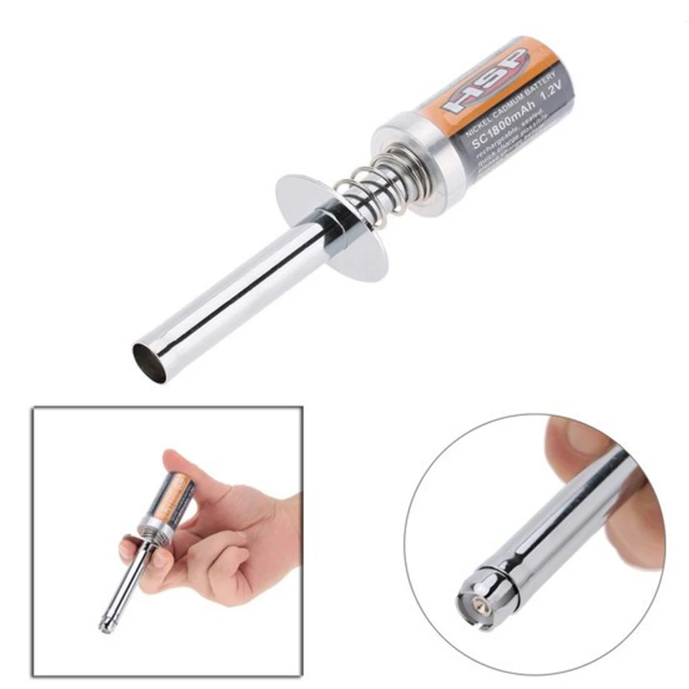 

1pcs Top Quality HSP 80101 RC 1/8 Car Nitro Gas Engine Glow Starter Rechargeable igniter