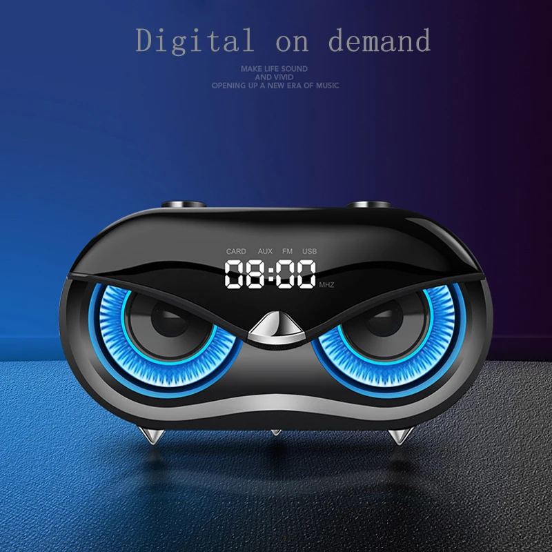 

K5 mobile phone wireless bluetooth speaker portable desktop home alarm clock speaker subwoofer computer audio