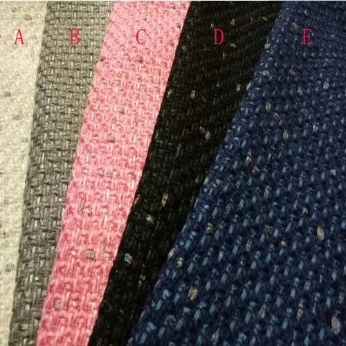 Все полиэстер пряжа окрашенная твид ткань для женщин пальто Теплый твид пальто ткани Tissu au метр Ткань DIY Материал Costura Vestidos