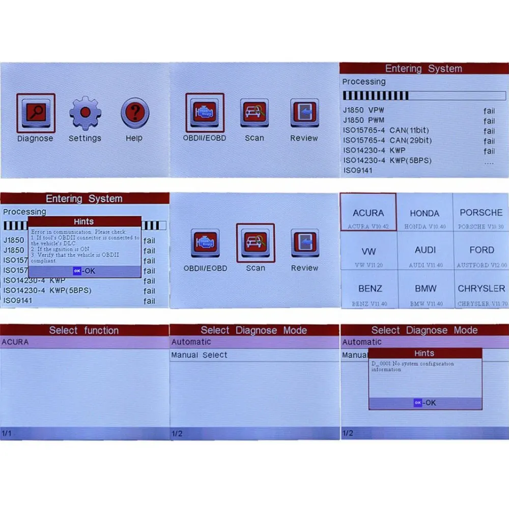 X431 CRP123 OBD2 Automotive Scanner ABS SRS Airbag Transmission Engine Car Diagnostic Tool OBDII Code Reader Scanner