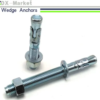 

m10*100 , 10pcs , low price high strength lifting machine fixed anchor
