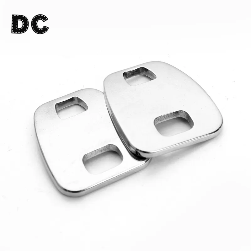 

5Pcs/lot 25x30mm Stanless Steel Geometric Metal Stamping Blank Tags Connectors for Leather Bracelets Necklaces Jewelry Making