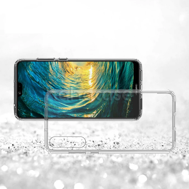 100 шт хрустальные доспехи Броня для телефона-чехол для huawei Коврики 20 10 P20 Pro P10 P9 Lite Honor 10 9 8X Max Nova 3 3i акриловый прозрачный чехол для телефона