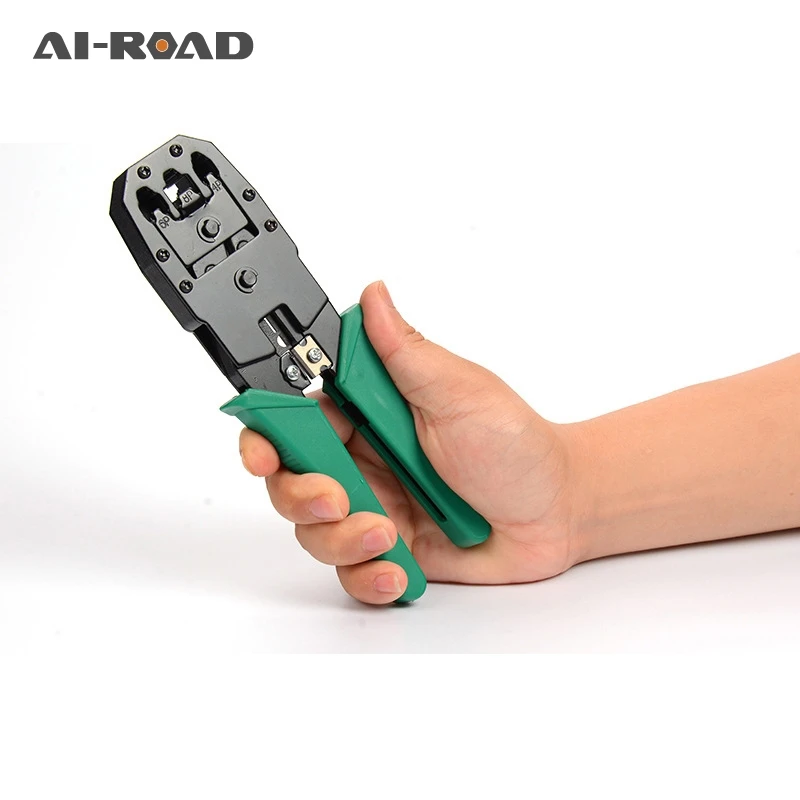 

Three Use Rachet Crimping Pliers 4/6/8P Portable LAN Network Tool Kit Utp Cable Tester AND Plier Crimper Plug Clamp PC HandTool