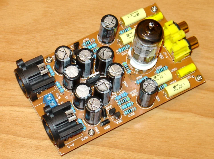 12AT7 ( 6201 ) / 6N4 tube Convert preamp board Unbalanced input Conversion Balanced output