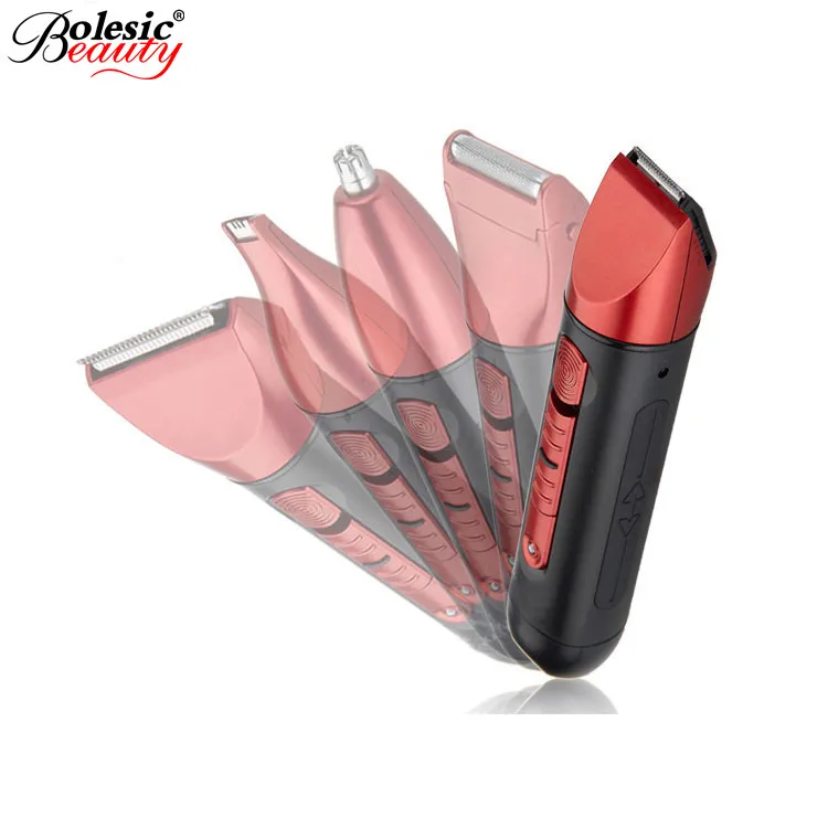 

Original 5 in 1 Waterproof Rechargeable Men's Hair Clipper Razor Nose Trimmer machines for men's shaving blade hair clipper