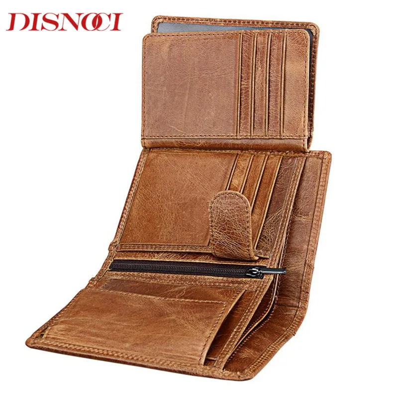 Кошелек DISNOCI мужской из мягкой натуральной кожи|leather wallet|genuine leather walletwallet big |
