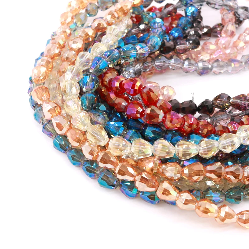 Jewelry accessories crystal beads 7*8mm high-grade DIY material loose curtain gyroscopic shape 20 pcs | Украшения и аксессуары