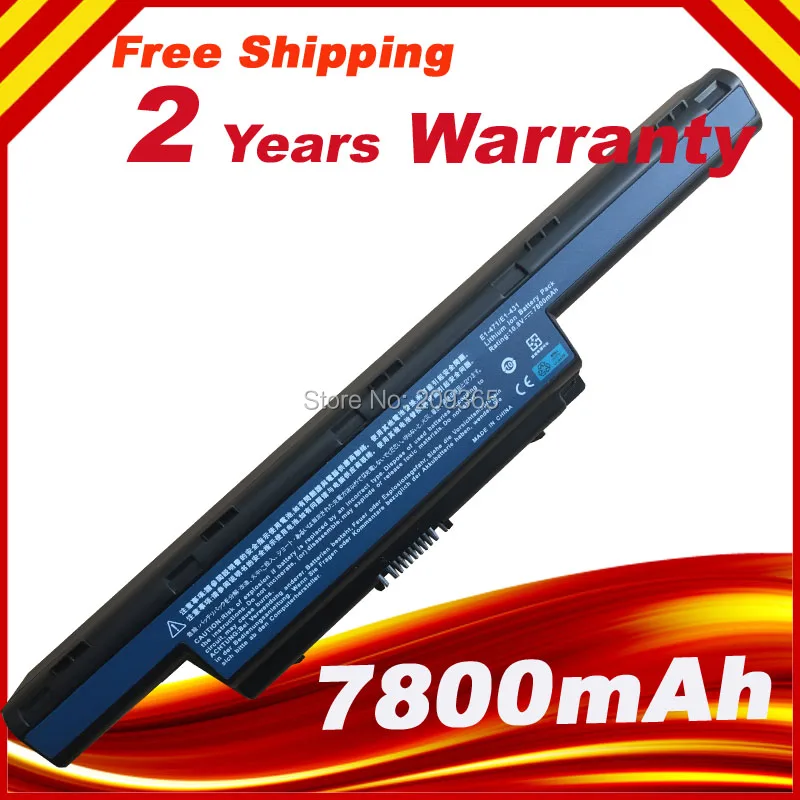 7800mAh Battery for Acer Aspire E1 E1 531G E1 571G V3 V3 471G V3 551G V3