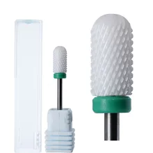 Керамический сверло для ногтей 3/3" Вращающийся Бур резцы для фрезы для дрель для ногтей аксессуары Naill инструменты